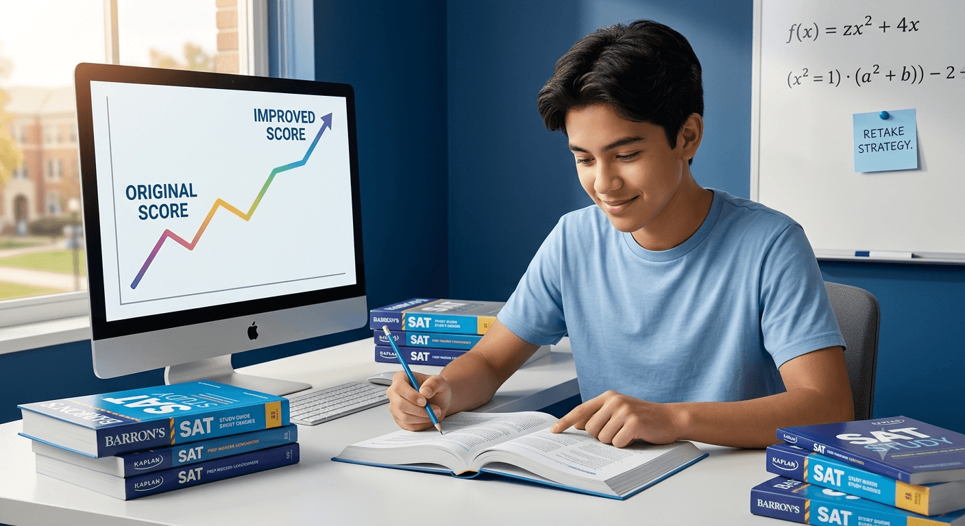 From a low SAT score to a higher one — a retake done right